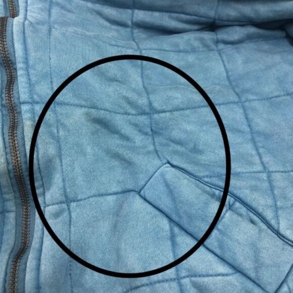 Free People Dolman Quilted Knit Jacket Top Oversized Slouchy M New 285509 - Picture 6 of 9